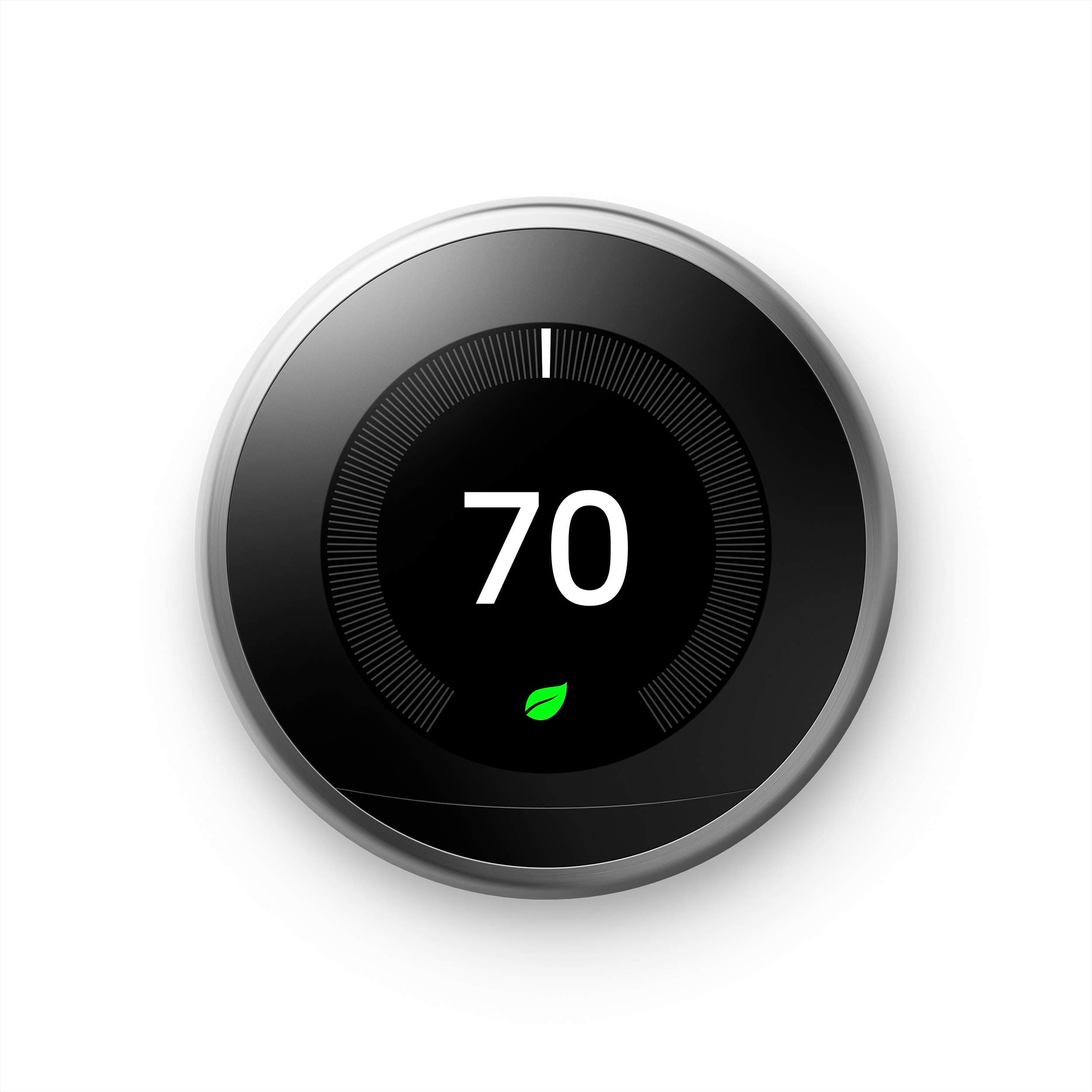 Smart thermostat controlling home HVAC